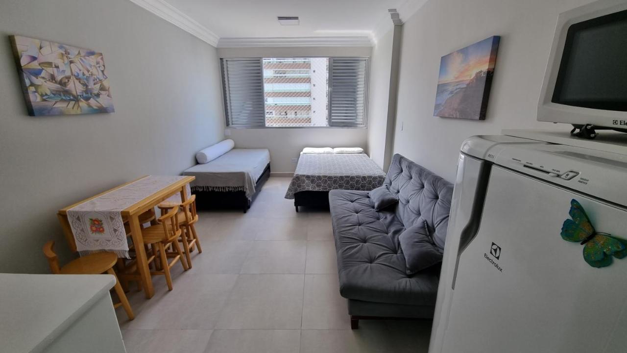 Apartamento Kit Praia Grande Na Guilhermina Frente Mar Apartment Екстериор снимка