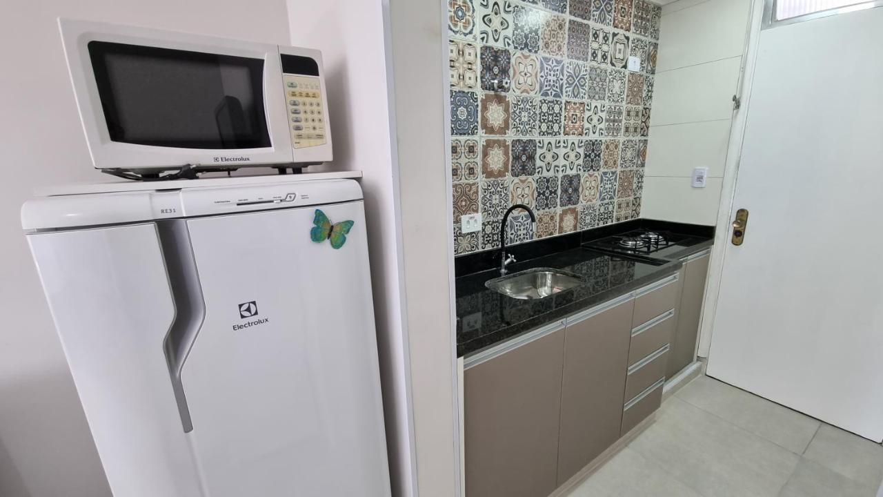 Apartamento Kit Praia Grande Na Guilhermina Frente Mar Apartment Екстериор снимка