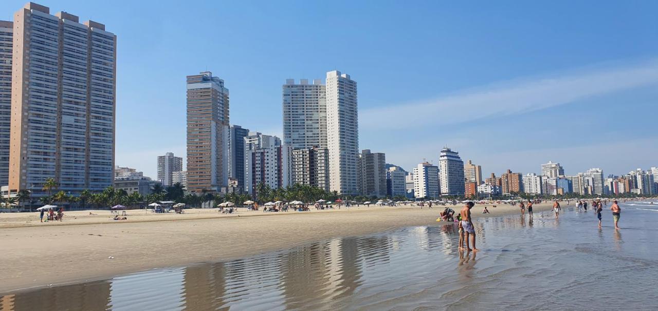 Apartamento Kit Praia Grande Na Guilhermina Frente Mar Apartment Екстериор снимка