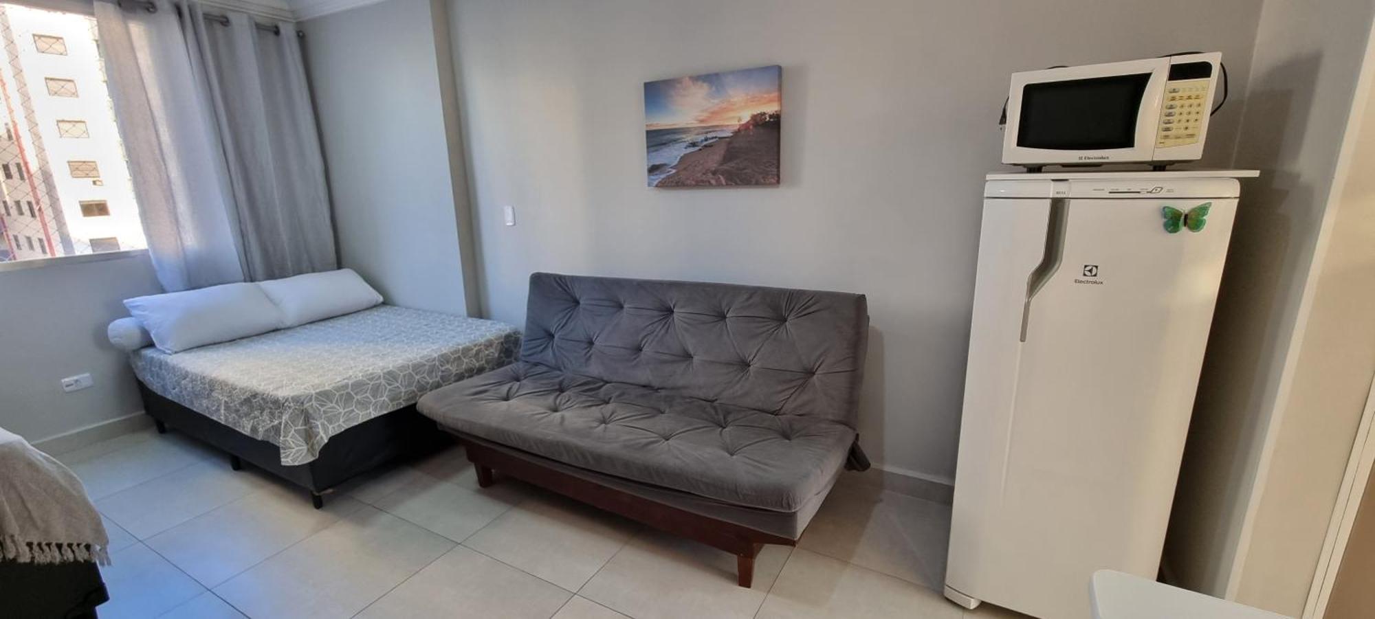 Apartamento Kit Praia Grande Na Guilhermina Frente Mar Apartment Екстериор снимка